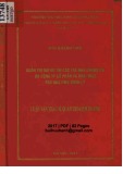 Luận văn Thạc sĩ Quản trị kinh doanh: Quản trị rủi ro tại các tòa nhà chung cư do Công ty cổ phần và khai thác tòa nhà PMC quản lý