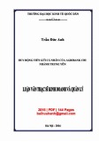 Luận văn Thạc sĩ Kinh doanh và quản lý: Huy động tiền gửi cá nhân của Agribank Chi nhánh Trung Yên