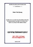 Luận văn Thạc sĩ Kinh doanh và quản lý: Nghiên cứu các nhân tố ảnh hưởng tới lòng tin khách hàng tại Công ty cổ phần Xây dựng và Lắp đặt viễn thông Comas