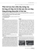 Phân tích lựa chọn chiều dày tường vây bê tông cốt thép cho hố đào sâu nhà cao tầng bằng phương pháp phần tử hữu hạn