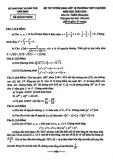Đề thi tuyển sinh vào lớp 10 môn Toán (chuyên) năm 2023-2024 có đáp án - Sở GD&ĐT Nam Định