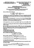 Đề thi tuyển sinh vào lớp 10 môn Toán (chung) năm 2023-2024 có đáp án - Trường THPT chuyên ĐH Sư phạm Hà Nội