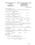 Đề thi thử tuyển sinh vào lớp 10 môn Toán năm 2023-2024 có đáp án - Phòng GD&ĐT Giao Thủy