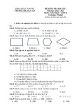 Đề thi học kì 1 môn Toán lớp 6 năm 2022-2023 có đáp án - Trường THCS Lê Lợi, Tân Phú