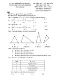 Đề thi học kì 1 môn Toán lớp 6 năm 2022-2023 có đáp án - Trường THCS Nguyễn Thị Định, Quận Thủ Đức