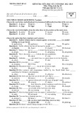 Đề thi giữa học kì 2 môn Tiếng Anh lớp 10 năm 2022-2023 - Trường THPT Dĩ An, Bình Dương