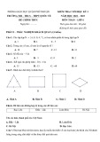 Đề thi học kì 1 môn Toán lớp 6 năm 2022-2023 có đáp án - Trường TH, THCSvà THPT Quốc tế