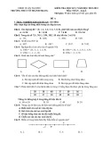 Đề thi học kì 1 môn Toán lớp 6 năm 2022-2023 có đáp án - Trường THCS Võ Thành Trang