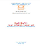 Bài giảng Phần mềm mã nguồn mở: Phần 1 - ThS. Phan Như Minh