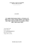 Sáng kiến kinh nghiệm THPT: Các biện pháp khai thác, sử dụng có hiệu quả công nghệ thông tin trong dạy học nhằm giảm tải lượng công việc cho giáo viên