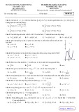 Đề thi khảo sát môn Toán lớp 12 năm 2022-2023 có đáp án - Trường THPT Phan Đình Phùng