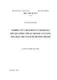 Luận án Tiến sĩ Y học: Nghiên cứu chẩn đoán và đánh giá kết quả phẫu thuật nội soi cắt nang ống mật chủ ở người trưởng thành