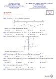 Đề thi thử tốt nghiệp THPT môn Toán năm 2023 có đáp án (Đợt 3) - Liên trường THPT Nghệ An