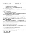 Đề thi giữa học kì 1 môn Ngữ văn lớp 7 năm 2022-2023 - Trường THCS Nguyễn Văn Trỗi
