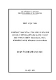 Luận án Tiến sĩ Sinh học: Nghiên cứu một số đáp ứng sinh lý, hóa sinh liên quan đến phản ứng tự bảo vệ của cây đậu tương Nam Đàn (Glycine max (L.) Merr.) đối với rệp muội đen (Aphis craccivora Koch)