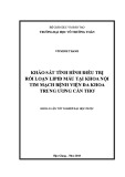 Khóa luận tốt nghiệp ngành Dược: Khảo sát tình hình điều trị rối loạn lipid máu tại Khoa Nội tim mạch Bệnh viện Đa khoa Trung ương Cần Thơ