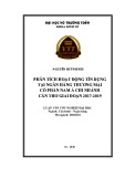 Luận văn tốt nghiệp Tài chính - Ngân hàng: Phân tích hoạt động tín dụng tại Ngân hàng Thương mại Cổ phần Nam Á chi nhánh Cần Thơ giai đoạn 2017-2019