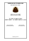 Khóa luận tốt nghiệp Văn học: Từ ngữ chỉ các hiện tượng thiên nhiên - tự nhiên trong ca dao