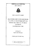 Khóa luận tốt nghiệp Kinh tế đối ngoại: Hoạch định chiến lược kinh doanh của Công ty trách nhiệm hữu hạn Thương mại - Dịch vụ - Kỹ thuật Gia Khang giai đoạn 2014-2018