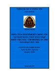 Khóa luận tốt nghiệp Tài chính - Ngân hàng: Phân tích tình hình huy động vốn tại Ngân hàng TMCP Xuất Nhập khẩu Việt Nam - Chi nhánh Cần Thơ giai đoạn 2019-2021