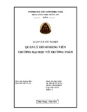 Luận văn tốt nghiệp Công nghệ thông tin: Quản lý hồ sơ Đảng viên trường Đại học Võ Trường Toản