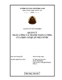 Luận văn tốt nghiệp Công nghệ thông tin: Quản lý ngày công và thanh toán lương của một cơ quan nhà nước