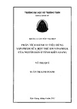 Khóa luận tốt nghiệp Quản trị kinh doanh: Phân tích hành vi tiêu dùng sản phẩm sữa bột trẻ em Vinamilk của người dân ở tỉnh Kiên Giang