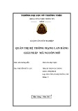 Luận văn tốt nghiệp Công nghệ thông tin: Quản trị hệ thống mạng LAN bằng giải pháp mã nguồn mở