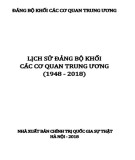 Ebook Lịch sử Đảng bộ khối các cơ quan Trung Ương (1948-2018): Phần 2