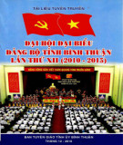 Ebook Đại hội đại biểu Đảng bộ tỉnh Bình Thuận lần thứ XII (2010-2015): Phần 1