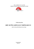 Tài liệu tham khảo Điều dưỡng kiểm soát nhiễm khuẩn (Dành cho đào tạo Điều Dưỡng trình độ cao đẳng) - CĐ Phạm Ngọc Thạch Cần Thơ