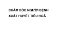 Bài giảng Chăm sóc người bệnh xuất huyết tiêu hóa