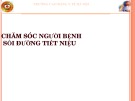 Bài giảng Chăm sóc người bệnh sỏi đường tiết niệu - CĐ Y tế Hà Nội