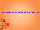 Bài giảng Hóa dược: Phương pháp phân tích công cụ