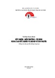 Tài liệu tham khảo Sức khỏe - môi trường - vệ sinh nâng cao sức khỏe và hành vi con người (Dùng cho đào tạo điều dưỡng trung học) - CĐ Phạm Ngọc Thạch Cần Thơ