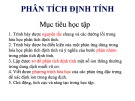 Bài giảng Hóa dược: Phân tích định tính