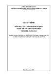 Giáo trình Tài chính doanh nghiệp (Nghề: Kế toán doanh nghiệp - Trình độ: Cao đẳng) - CĐ Kỹ thuật Công nghệ Quy Nhơn