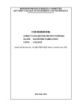 Giáo trình Tiếng Anh chuyên ngành (Nghề: Chế tạo thiết bị cơ khí - Trình độ: Cao đẳng) - CĐ Kỹ thuật Công nghệ Quy Nhơn