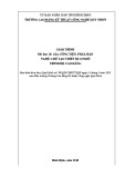 Giáo trình Gia công tiện, phay, bào (Nghề: Chế tạo thiết bị cơ khí - Trình độ: Cao đẳng) - CĐ Kỹ thuật Công nghệ Quy Nhơn