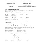 Đề thi học kì 1 môn Toán lớp 7 năm 2022-2023 có đáp án - Trường THCS Lê Lợi, Quận 3