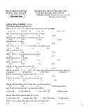 Đề thi học kì 1 môn Toán lớp 6 năm 2022-2023 có đáp án - Trường THCS Nam Lợi