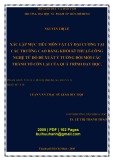 Luận văn Thạc sĩ Giáo dục học: Xác lập mục tiêu môn Vật lý đại cương tại các trường Cao đẳng khối Kỹ thuật - Công nghệ từ đó đề xuất ý tưởng đổi mới các thành tố còn lại của quá trình dạy học