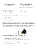 Đề thi học kì 2 môn Toán lớp 8 năm 2022-2023 có đáp án - Trường THCS Rạng Đông