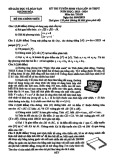 Đề thi tuyển sinh vào lớp 10 môn Toán năm 2023-2024 có đáp án - Sở GD&ĐT Khánh Hòa