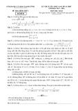 Đề thi tuyển sinh vào lớp 10 môn Toán năm 2023-2024 có đáp án - Sở GD&ĐT Hà Tĩnh