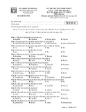 Đề thi thử tốt nghiệp THPT môn Hóa học năm 2022-2023 (Lần 3) - Trường THPT chuyên Nguyễn Trãi, Hải Dương
