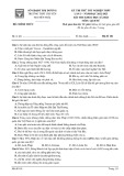 Đề thi thử tốt nghiệp THPT môn Lịch sử năm 2022-2023 (Lần 3) - Trường THPT chuyên Nguyễn Trãi, Hải Dương