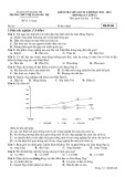 Đề thi giữa học kì 2 môn Địa lí lớp 11 năm 2022-2023 - Trường THPT Thị xã Quảng Trị