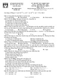 Đề thi thử tốt nghiệp THPT môn Vật lý năm 2022-2023 (Lần 3) - Trường THPT chuyên Nguyễn Trãi, Hải Dương