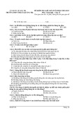 Đề thi giữa học kì 2 môn Công nghệ lớp 12 năm 2022-2023 - Trường THPT Thị xã Quảng Trị